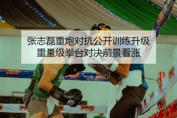 张志磊重炮对抗公开训练升级 重量级拳台对决前景看涨