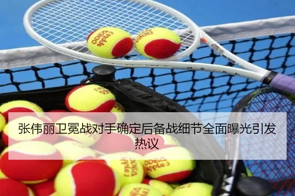 张伟丽卫冕战对手确定后备战细节全面曝光引发热议